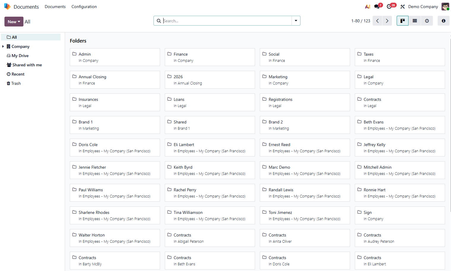 Odoo Documents