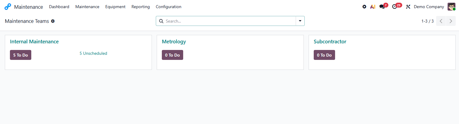 Odoo Maintenance